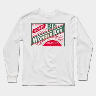 1950s Wonder Bar Ice Cream Long Sleeve T-Shirt